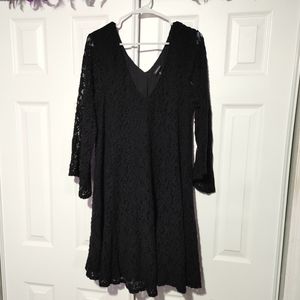 Torrid black lace dress